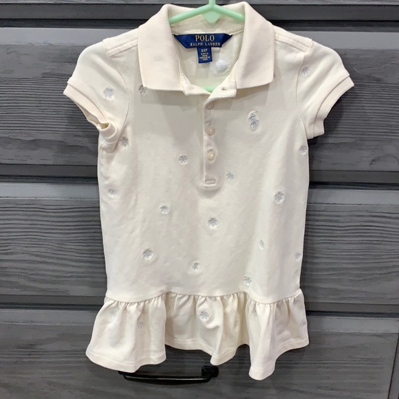 Polo Ralph Lauren Other - Polo Ralph Lauren toddler girl dress with snowflakes size 2T